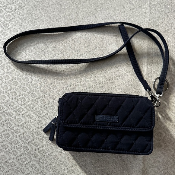 Vera Bradley Bundle Navy and Blue Floral Wristlet and Navy Wallet purse - Picture 10 of 10